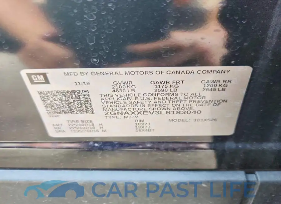 2GNAXXEV3L6183040# 13