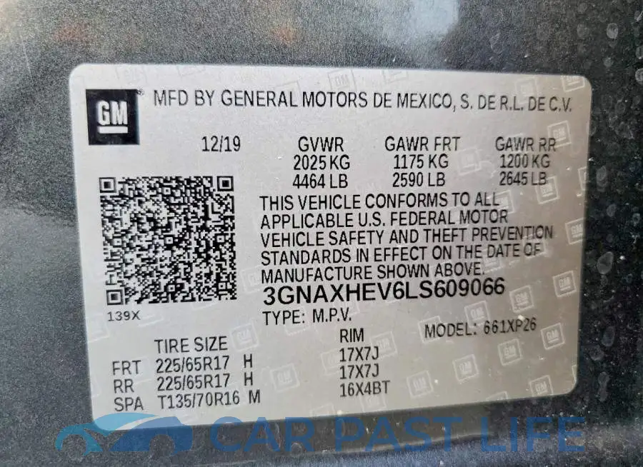 3GNAXHEV6LS609066# 14