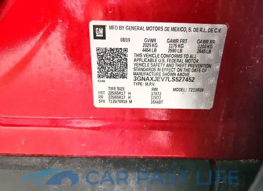 3GNAXJEV7LS527452# 13