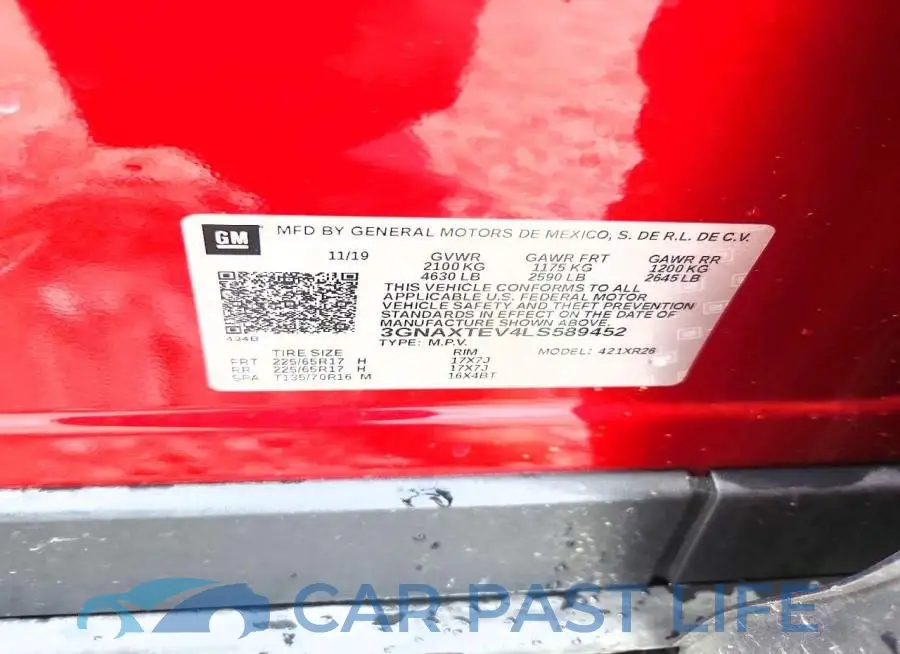 3GNAXTEV4LS589452# 13