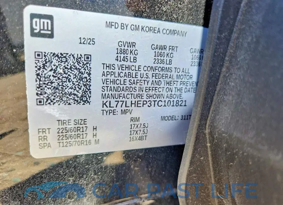 KL77LHEP3TC101821# 12