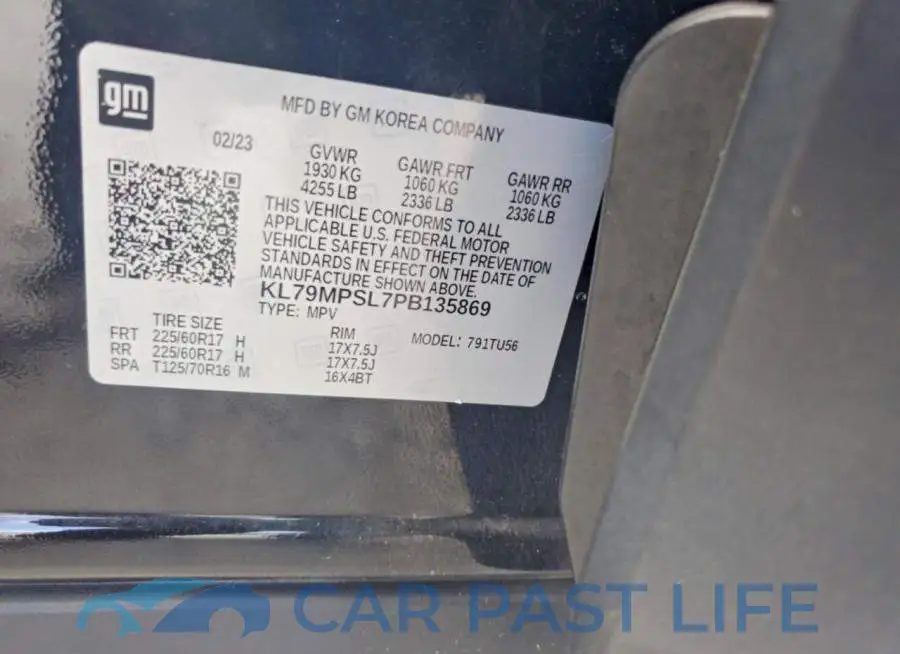 KL79MPSL7PB135869# 13