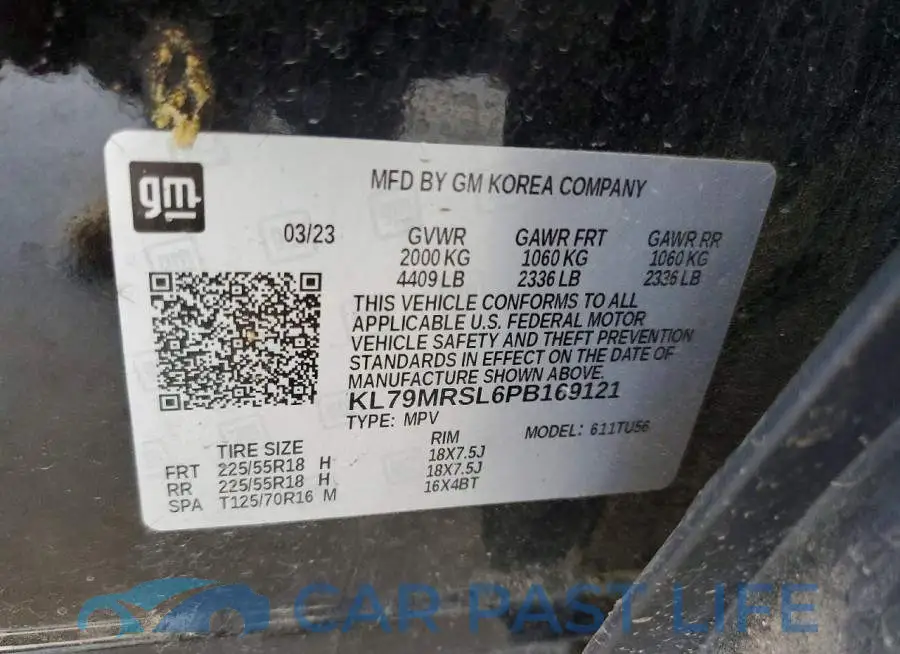 KL79MRSL6PB169121# 13