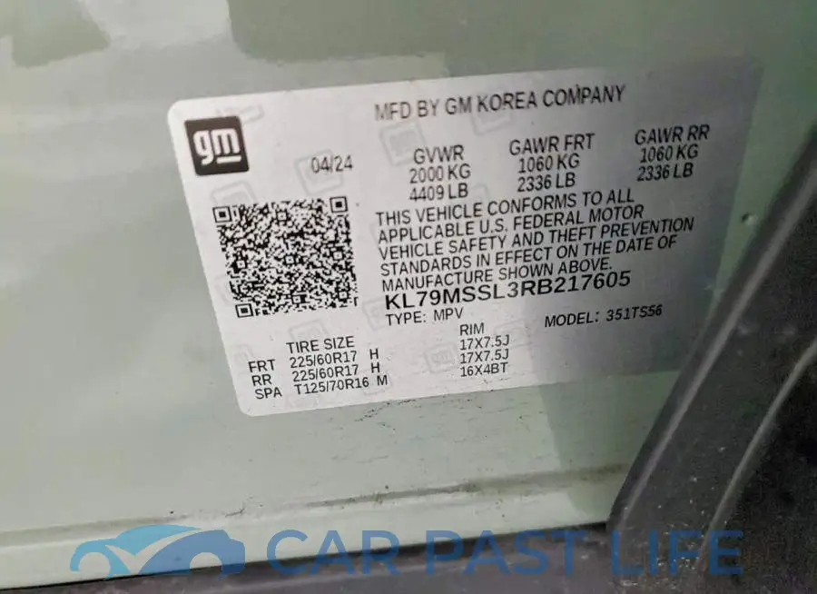 KL79MSSL3RB217605# 14