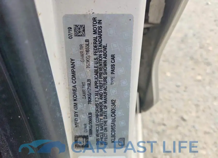 KL8CB6SA6LC409342# 12
