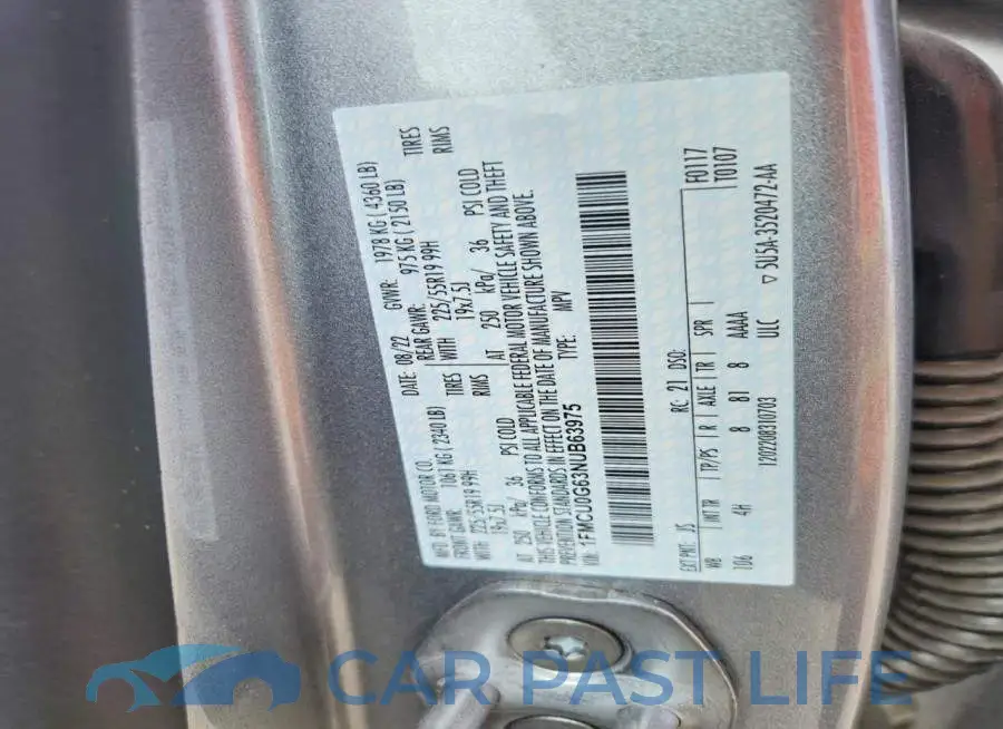 1FMCU0G63NUB63975# 13