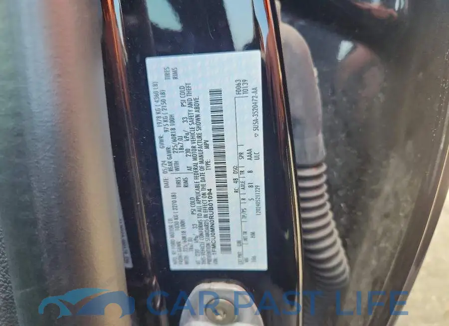 1FMCU0MN0RUB01094# 13