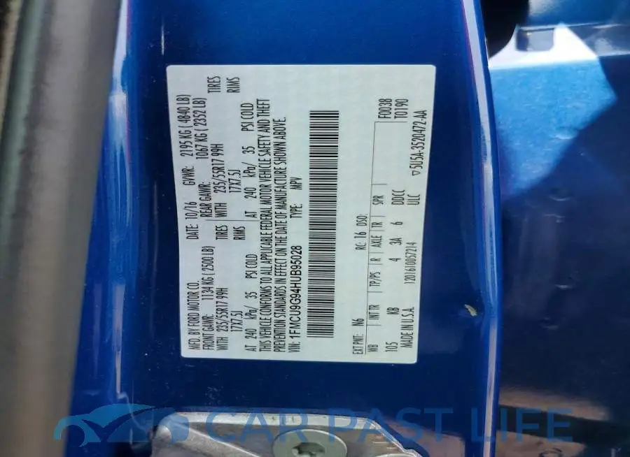 1FMCU9G94HUB95028# 12