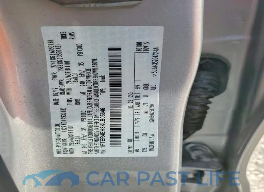 1FTER4EH8KLB05646# 12