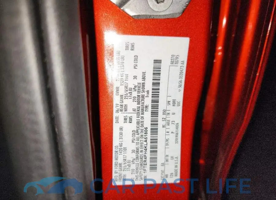 1FTER4FH4KLA61806# 13