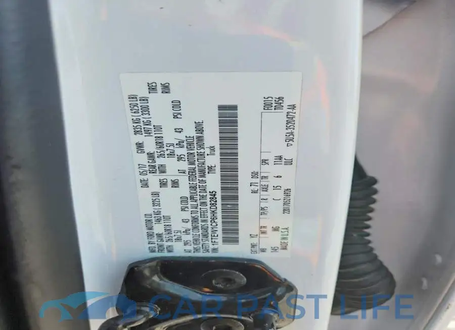 1FTEW1CP6HKD82845# 13