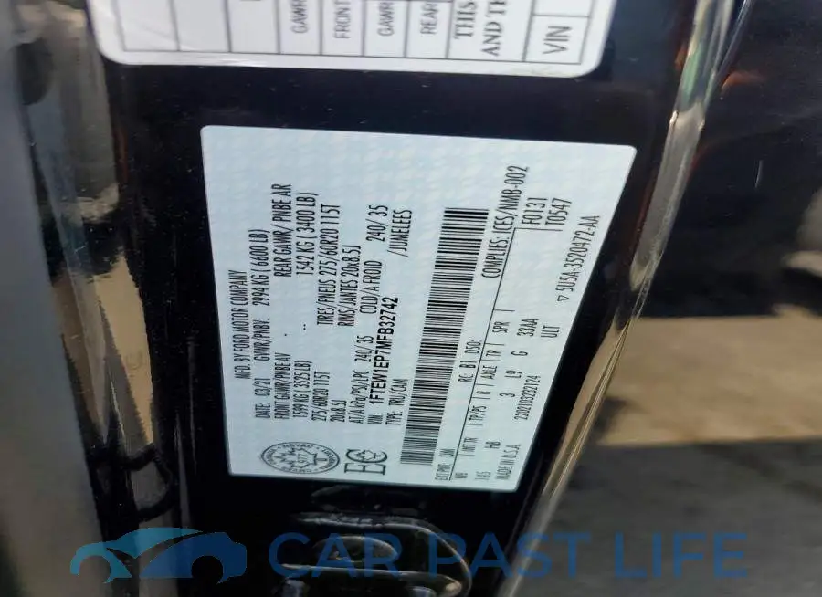 1FTEW1EP7MFB32742# 13