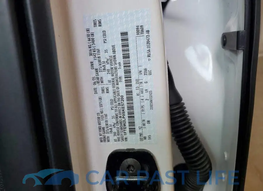 1FTEW2LP0SKE57200# 12