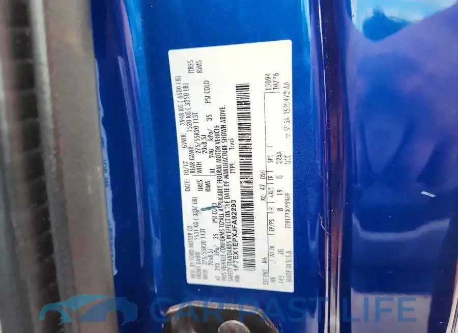 1FTEX1EPXJFA92293# 12