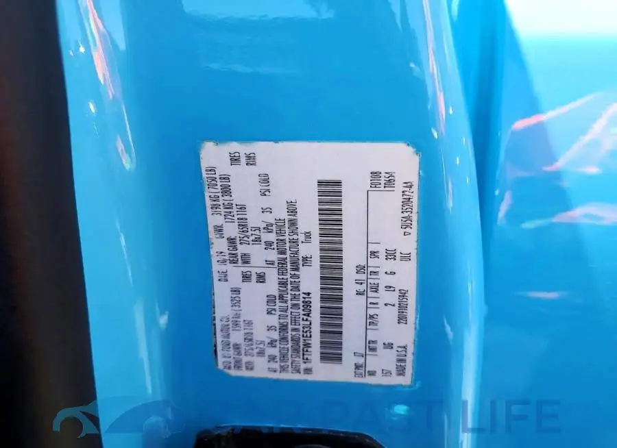 1FTFW1E53LFA09814# 13