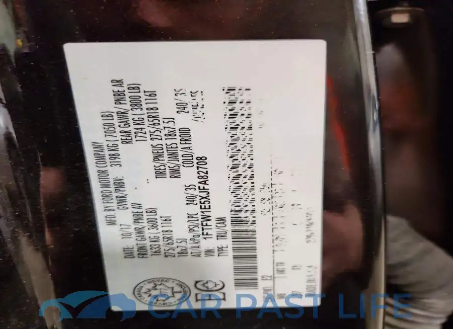 1FTFW1E5XJFA82708# 12