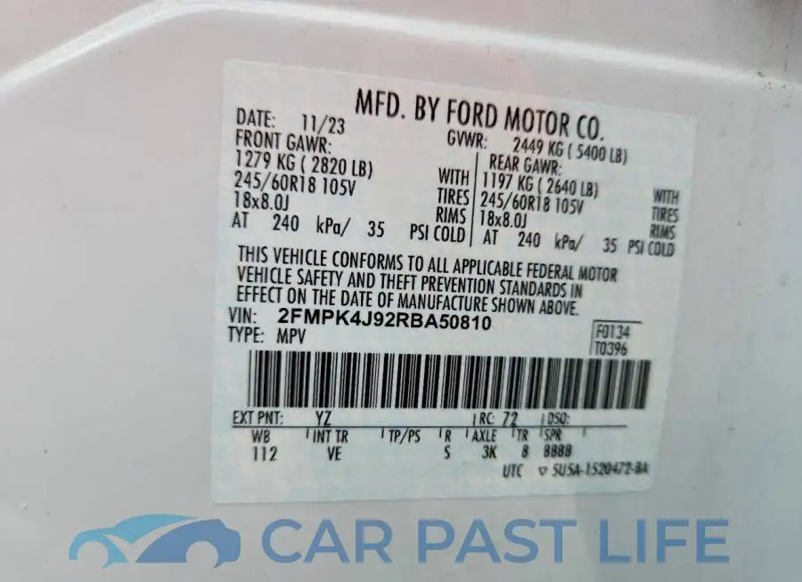 2FMPK4J92RBA50810# 13