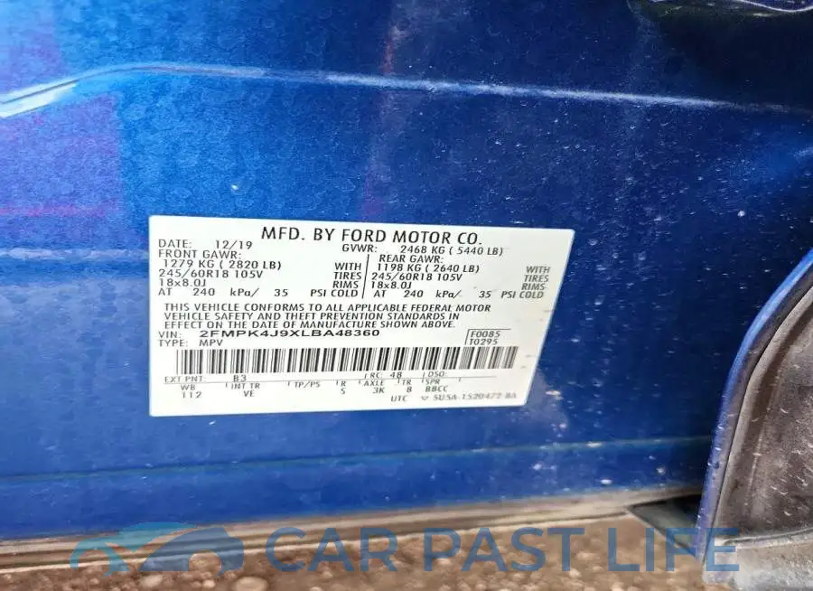 2FMPK4J9XLBA48360# 12