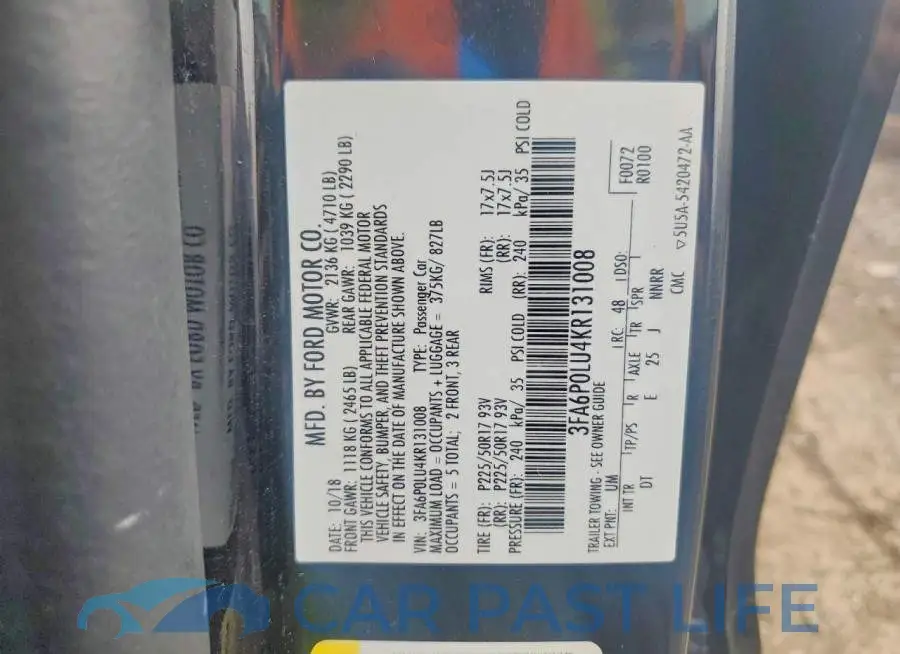 3FA6P0LU4KR131008# 12