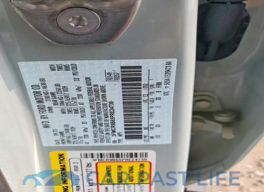 3FMCR9B65PRE24739# 14
