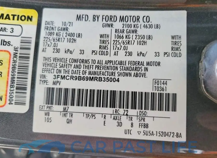 3FMCR9B69MRB35004# 13