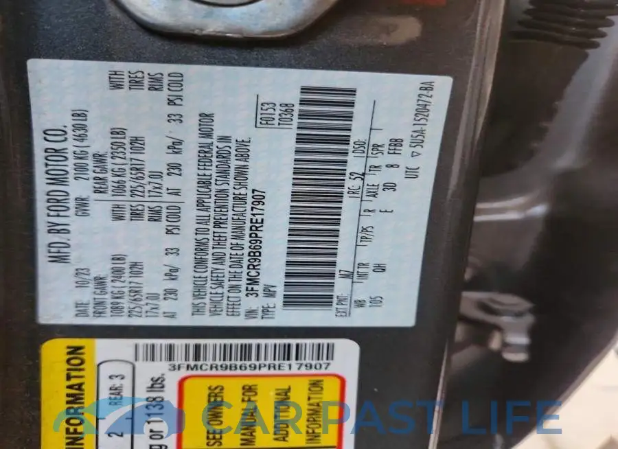 3FMCR9B69PRE17907# 14