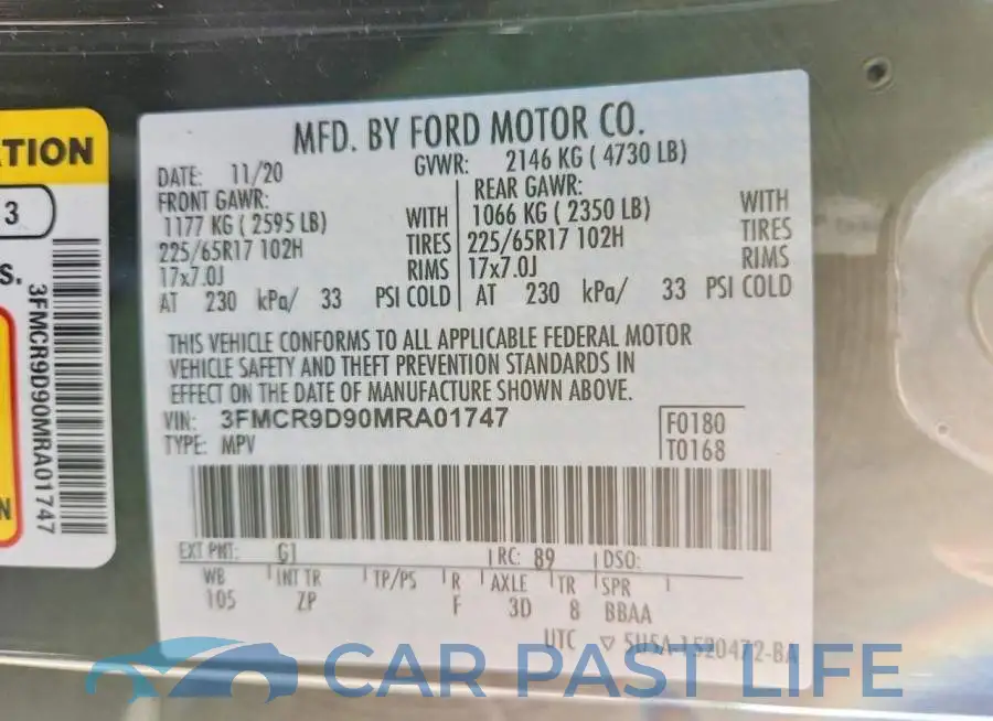 3FMCR9D90MRA01747# 13