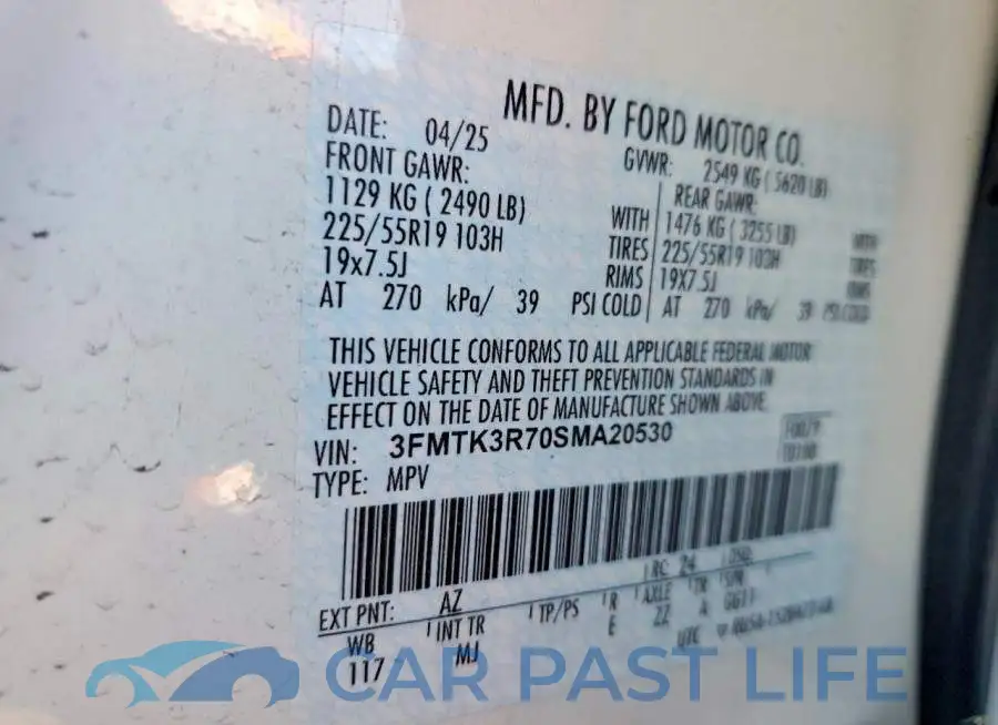 3FMTK3R70SMA20530# 13