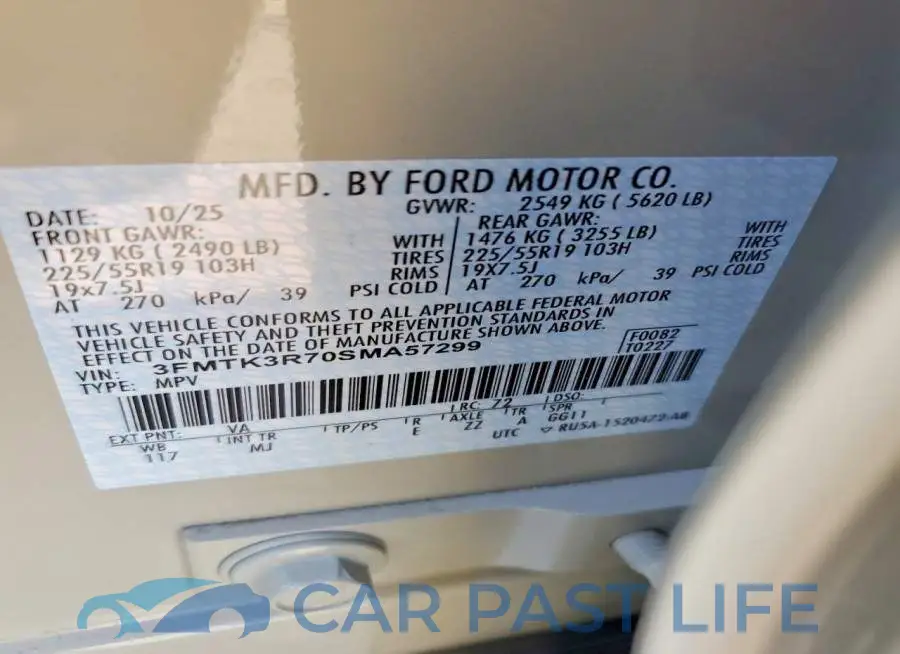 3FMTK3R70SMA57299# 12