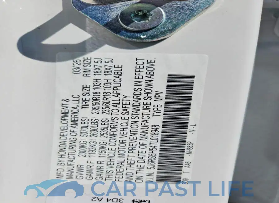 5J6RS5H54TL018948# 13