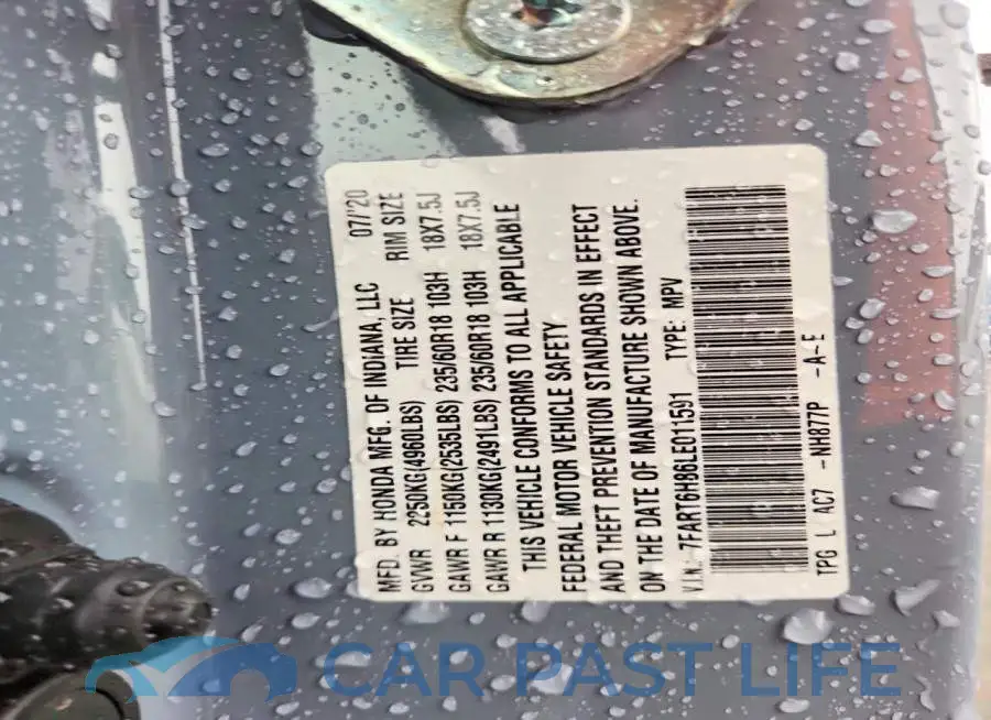 7FART6H86LE011591# 13