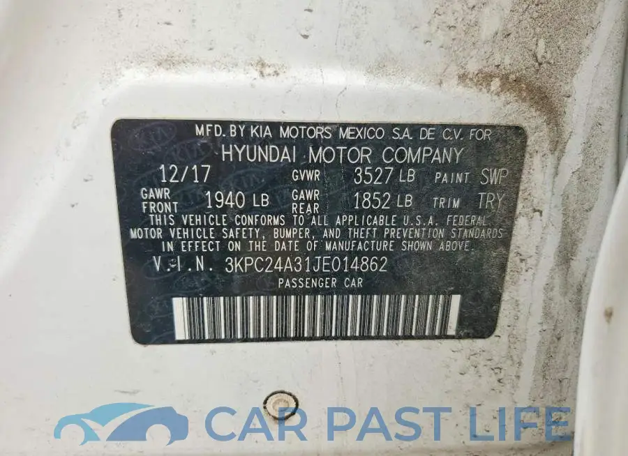 3KPC24A31JE014862# 13