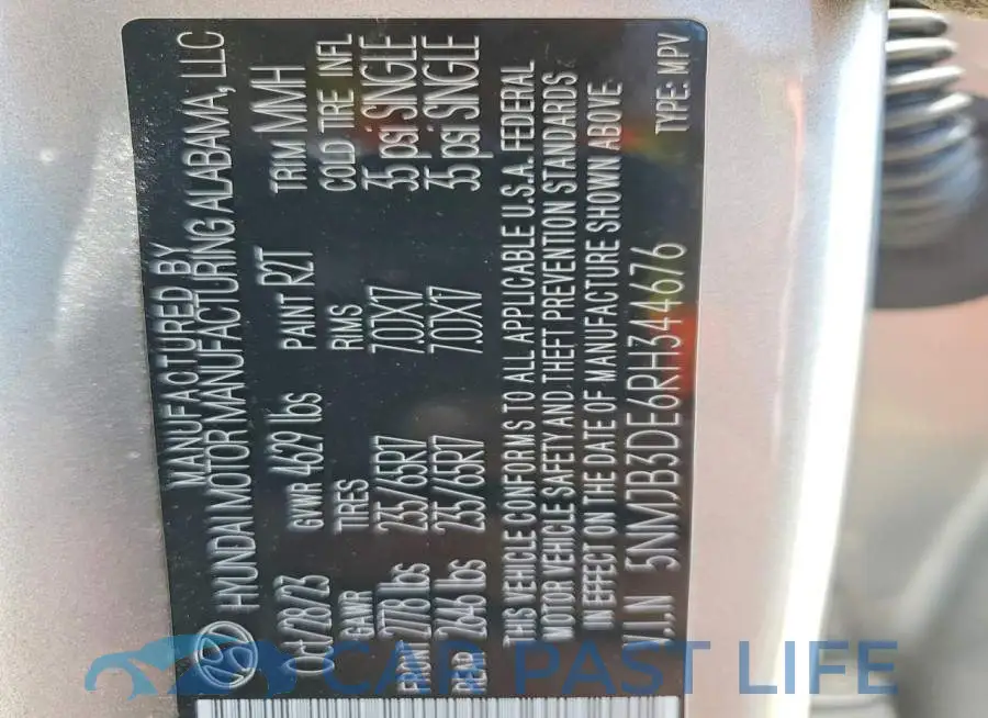 5NMJB3DE6RH344676# 13