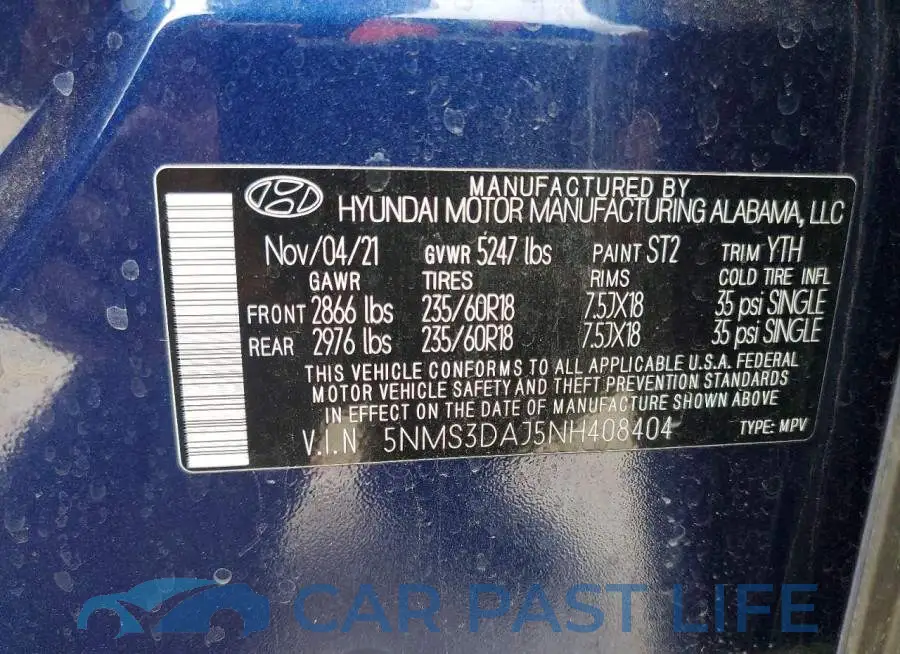 5NMS3DAJ5NH408404# 14