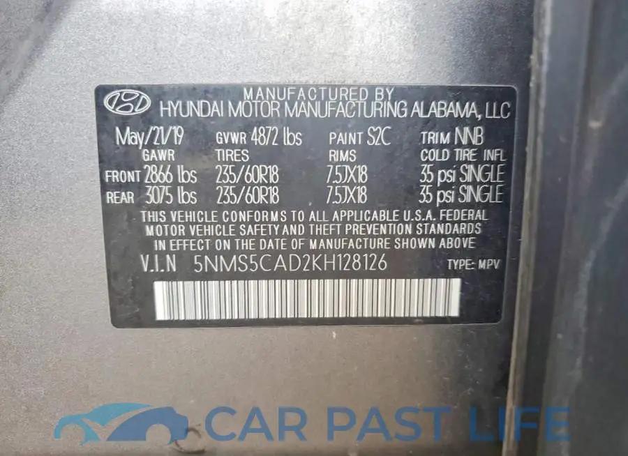 5NMS5CAD2KH128126# 14