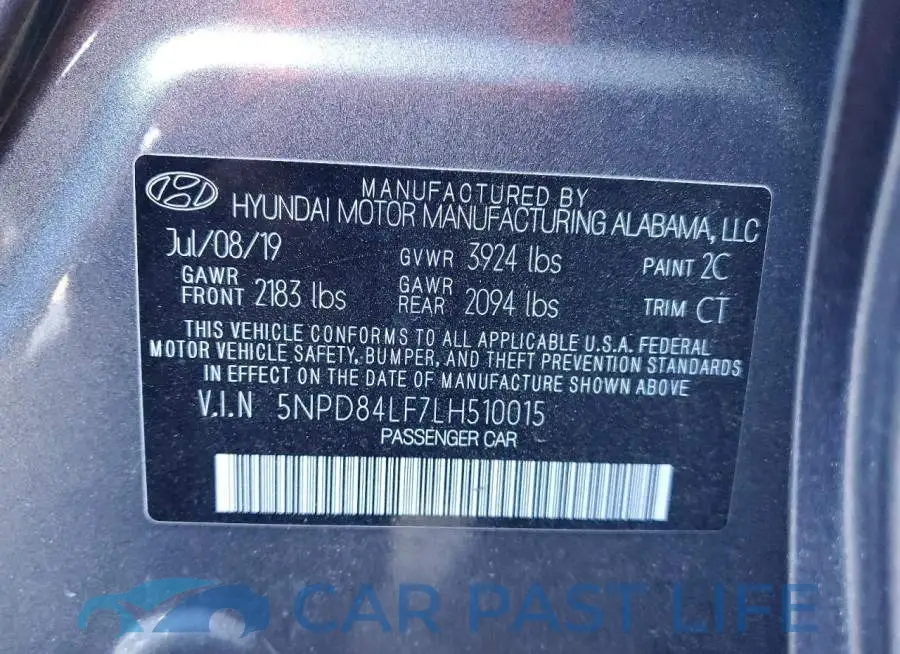 5NPD84LF7LH510015# 12