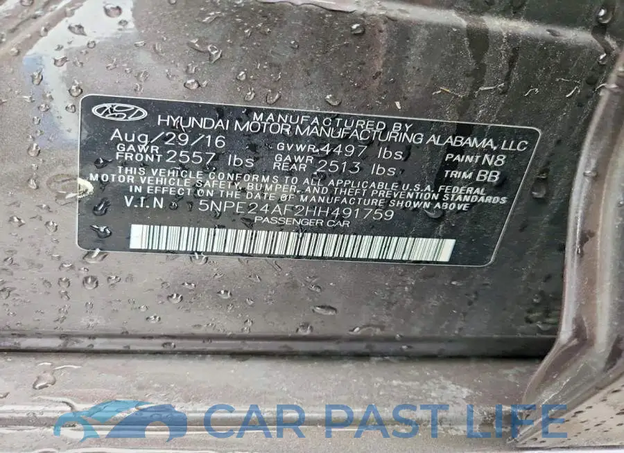 5NPE24AF2HH491759# 12