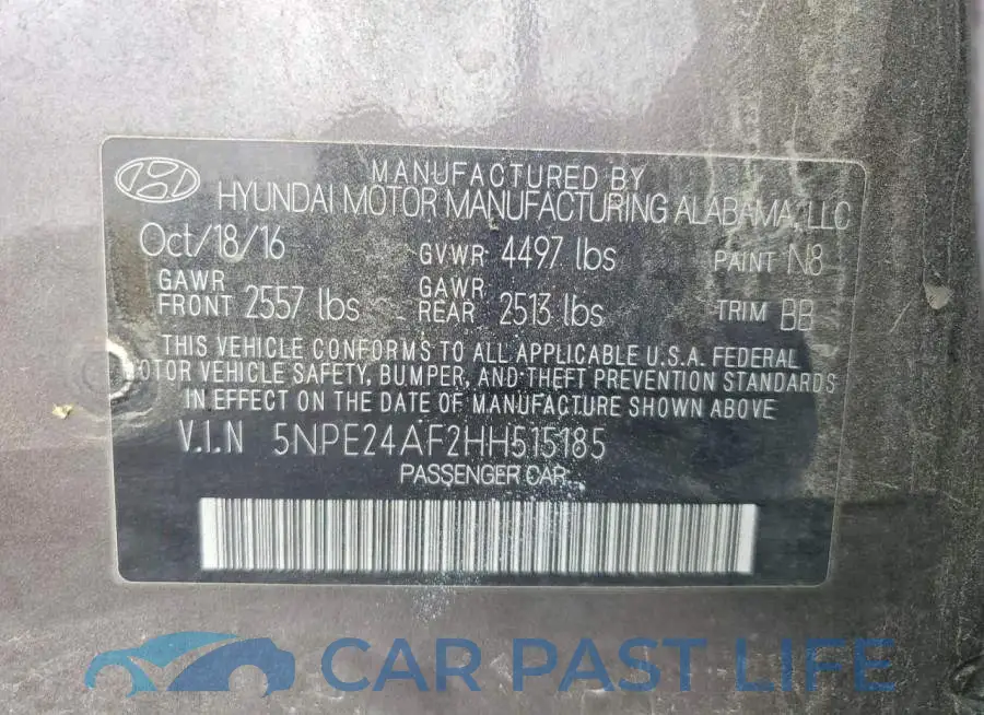 5NPE24AF2HH515185# 12