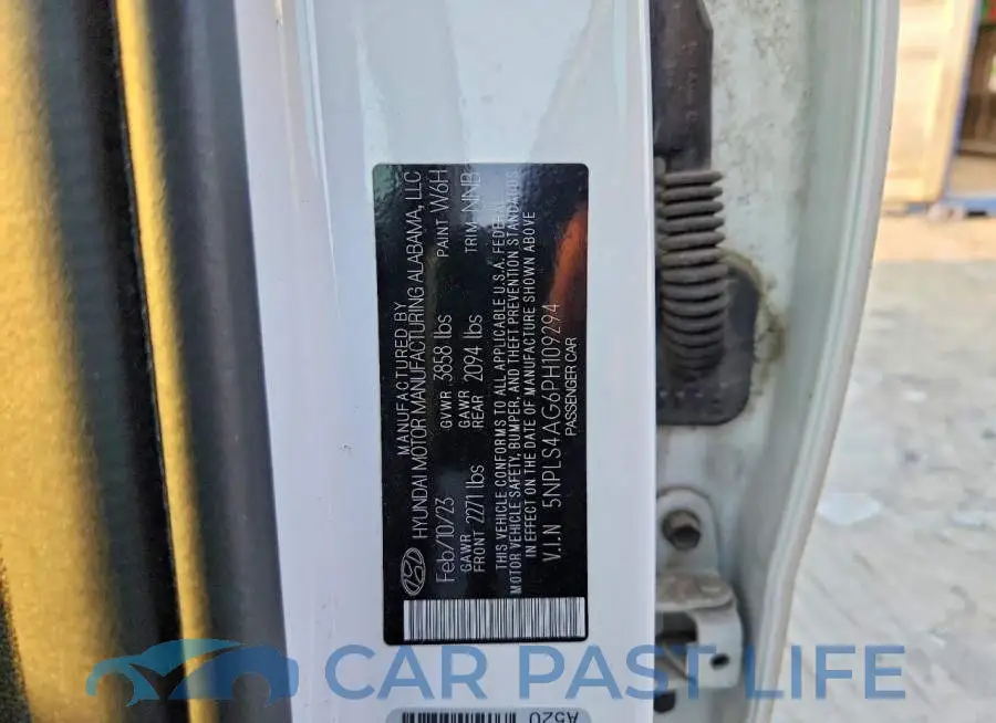 5NPLS4AG6PH109294# 12