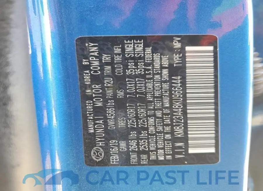 KM8J23A48KU966444# 14