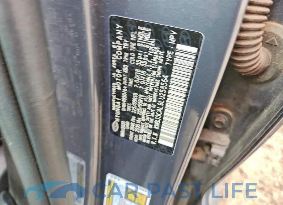 KM8J3CAL9LU258564# 12