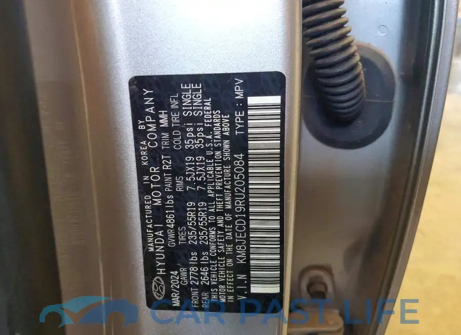 KM8JECD19RU205084# 14
