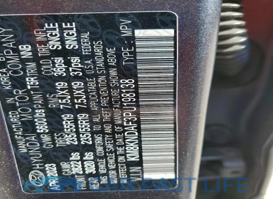 KM8KNDAF3PU198138# 12