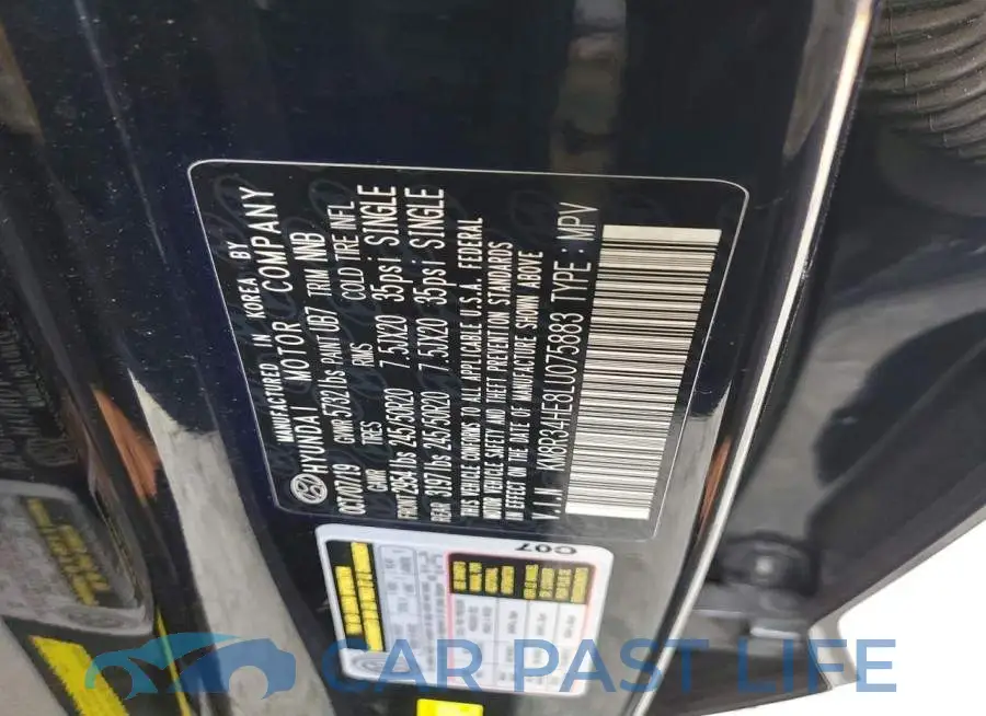 KM8R34HE8LU075883# 12