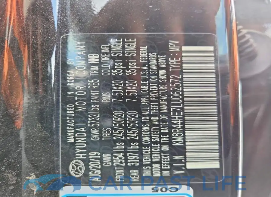 KM8R44HE7LU062572# 13