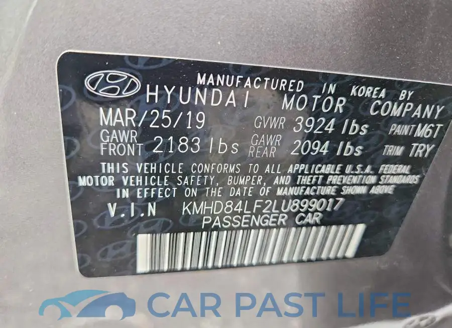 KMHD84LF2LU899017# 12