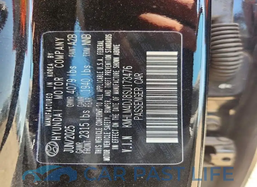 KMHLM4DJ8SU173476# 12