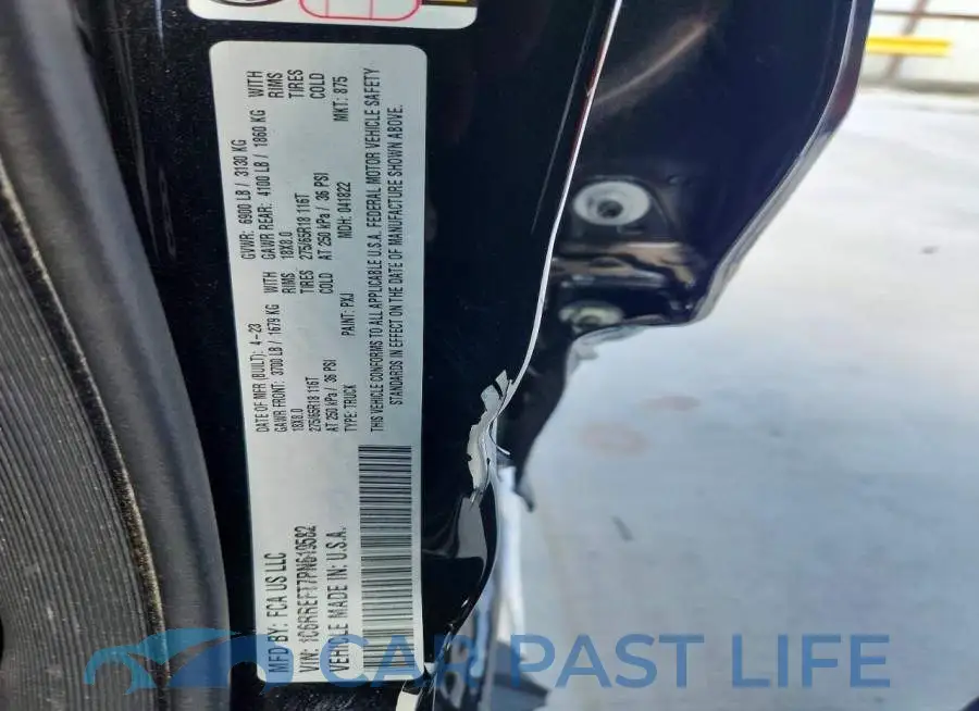 1C6RREFT7PN619582# 12