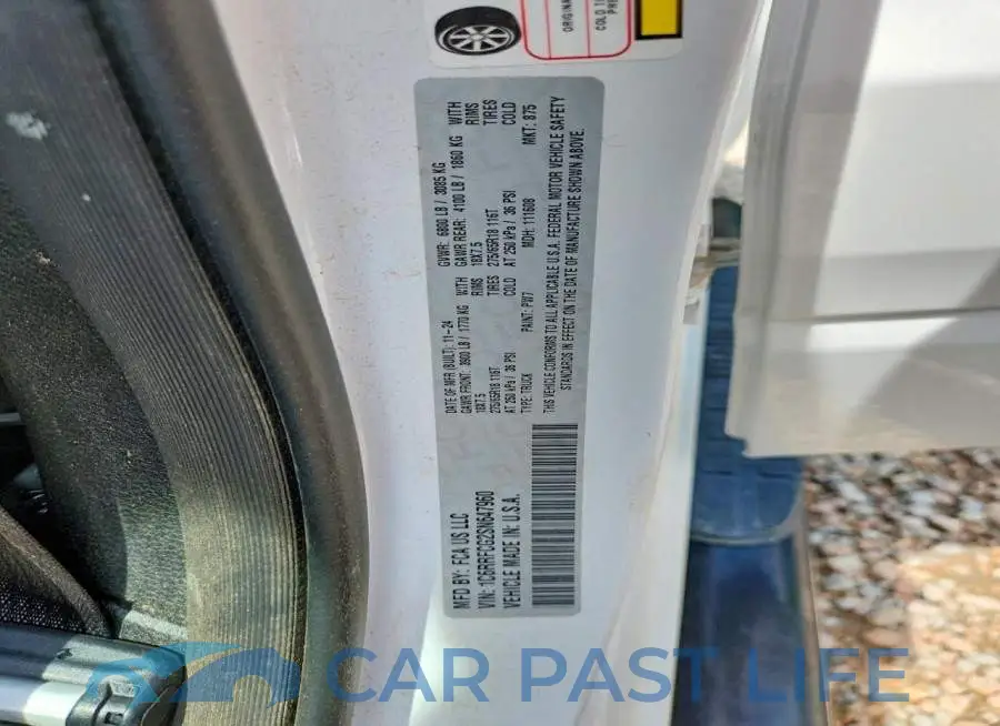 1C6RRFCG2SN647960# 12