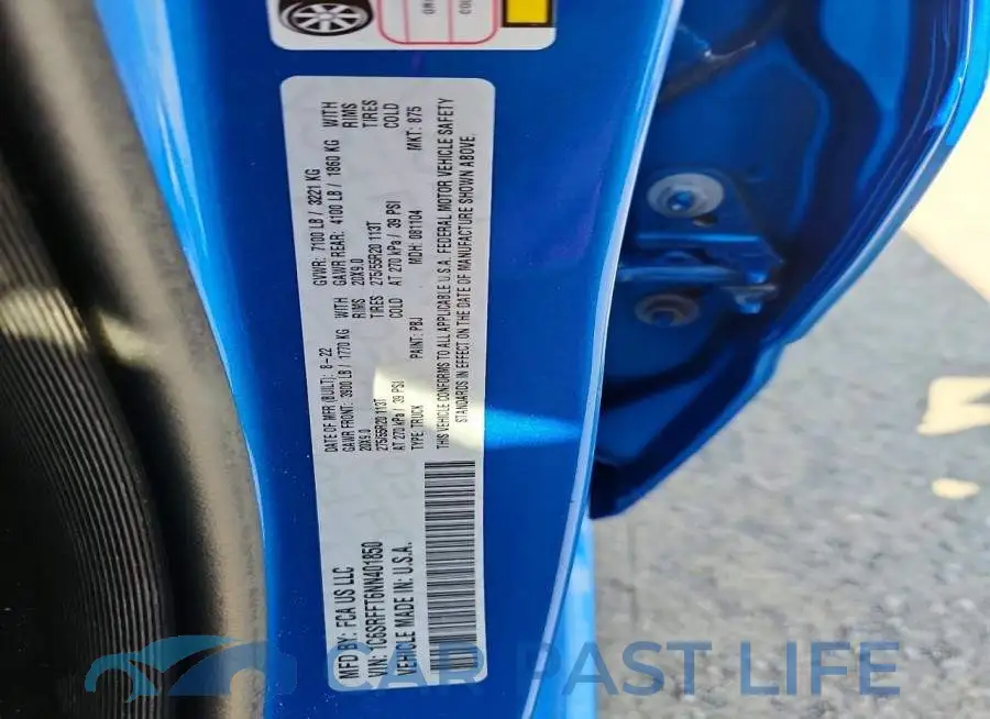 1C6SRFFT6NN401850# 13